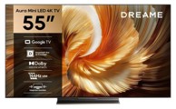 DREAME Aura Mini LED 55S100 TV 55", 4K, 144 Hz, Google TV, Dolby Vision, crni